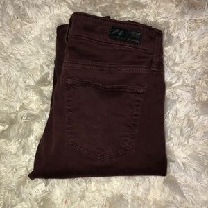 EUC AG Rare burgundy pant